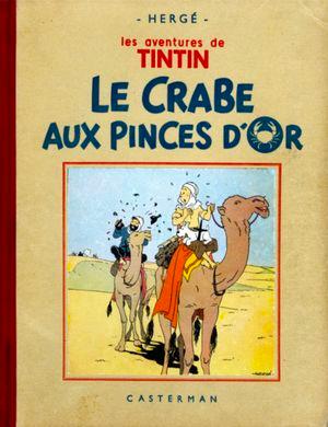 Le Crabe aux pinces d'or - Les Aventures de Tintin, tome 9 (première version N&B)