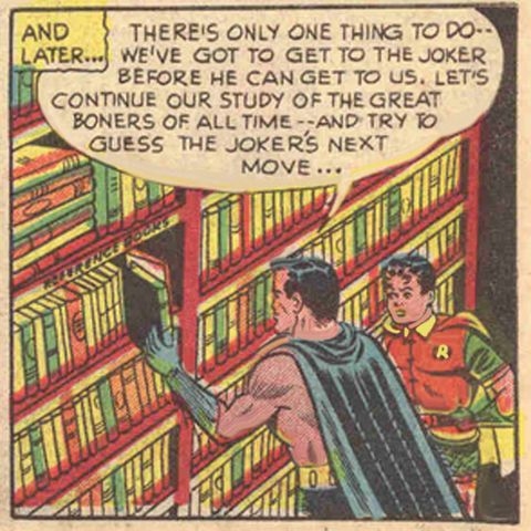 Chauve-souris de bibliothèque.