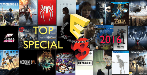 Les meilleurs jeux de l'E3 2016 selon Hooper.fr